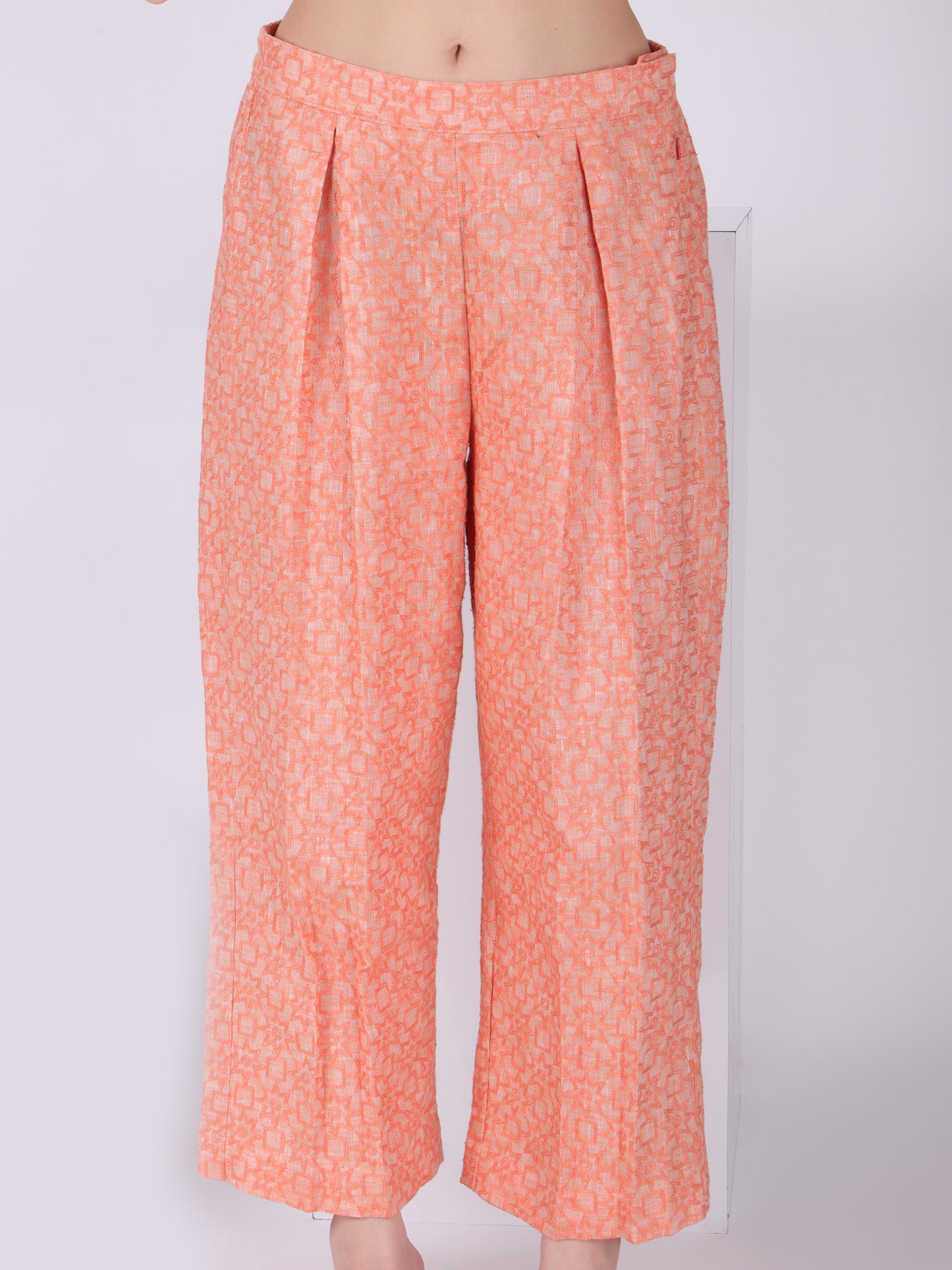 Off shoulder Orange Co-Ord Set