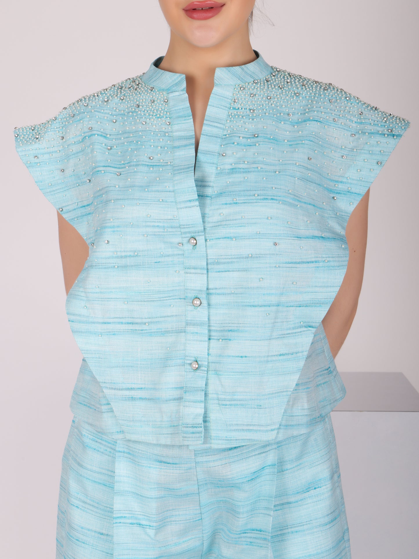 Structure Blue Co-Ord Set