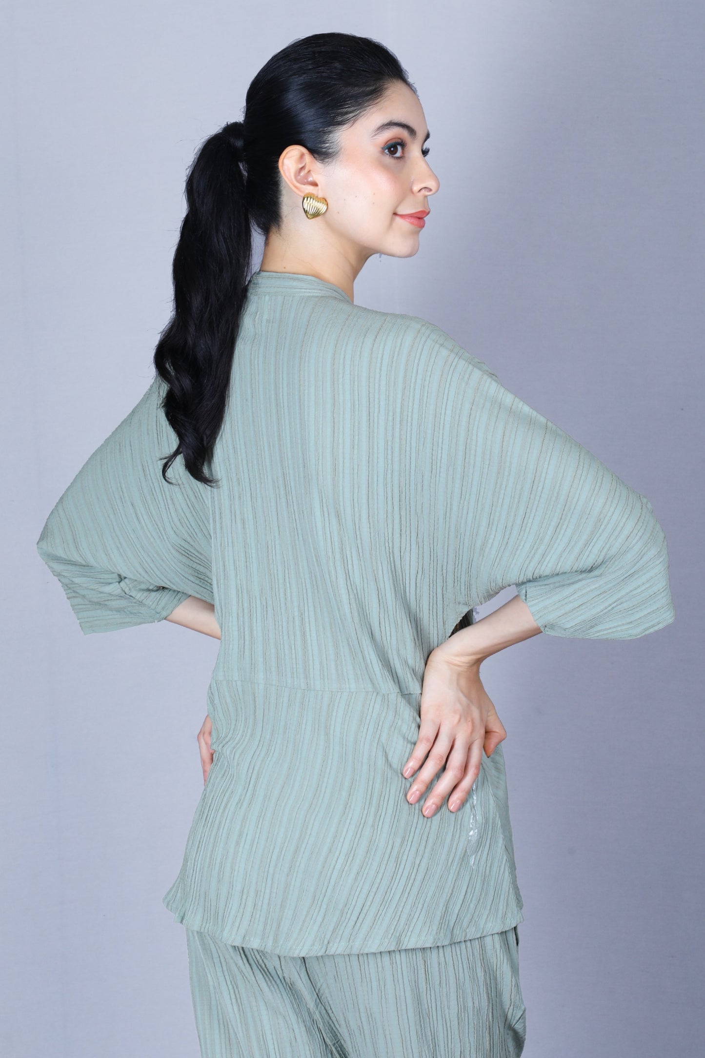 Motifiq drop shoulder sleeves coord for Women