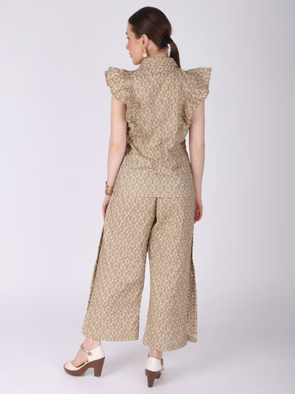 Linen Frill Shirt