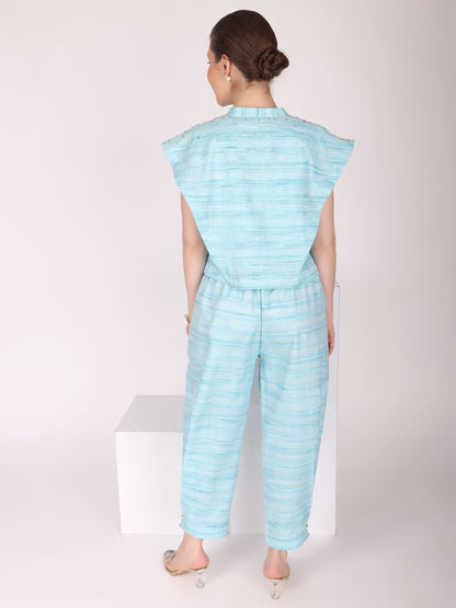 Structure Blue Co-Ord Set