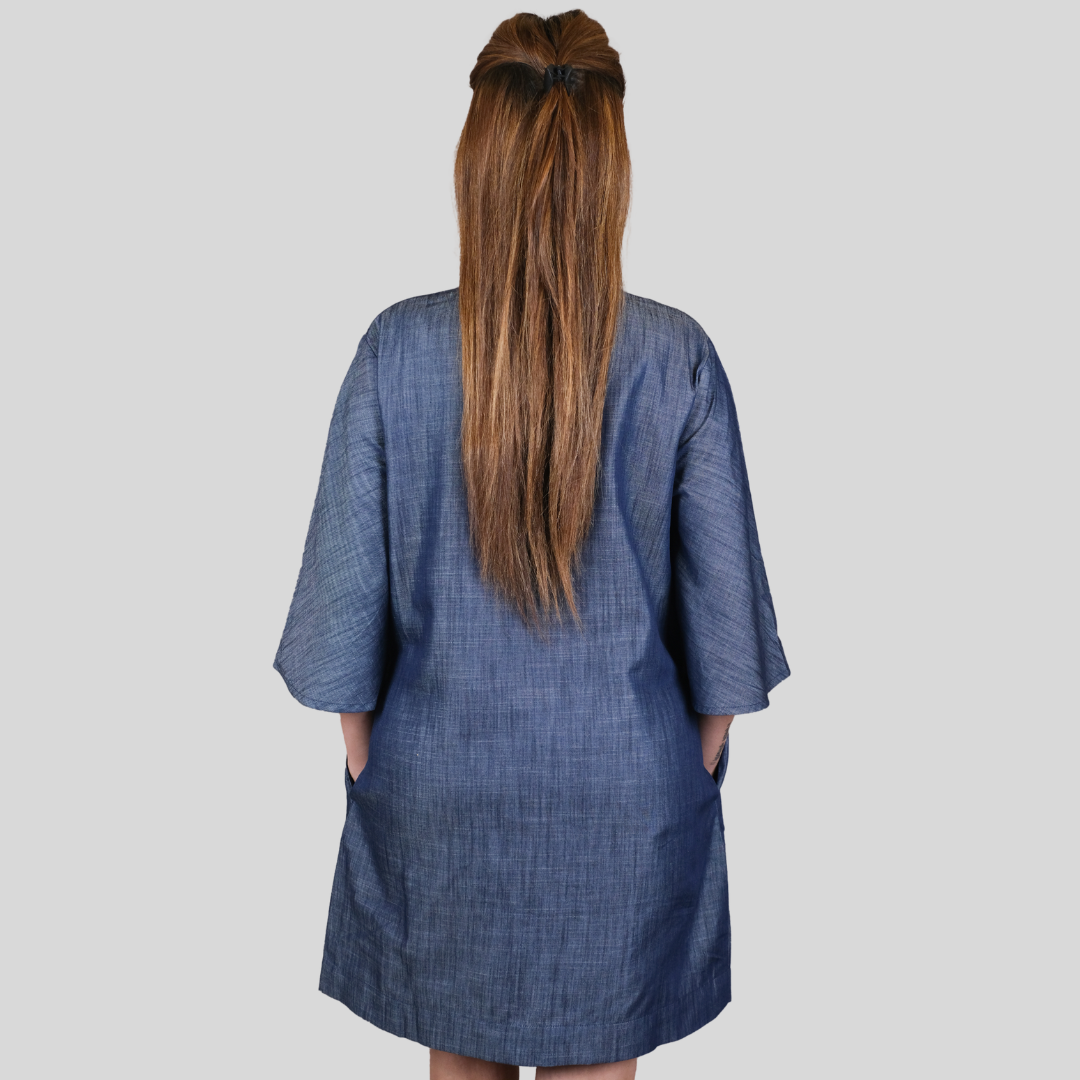 Denim Disco Shirt Dress