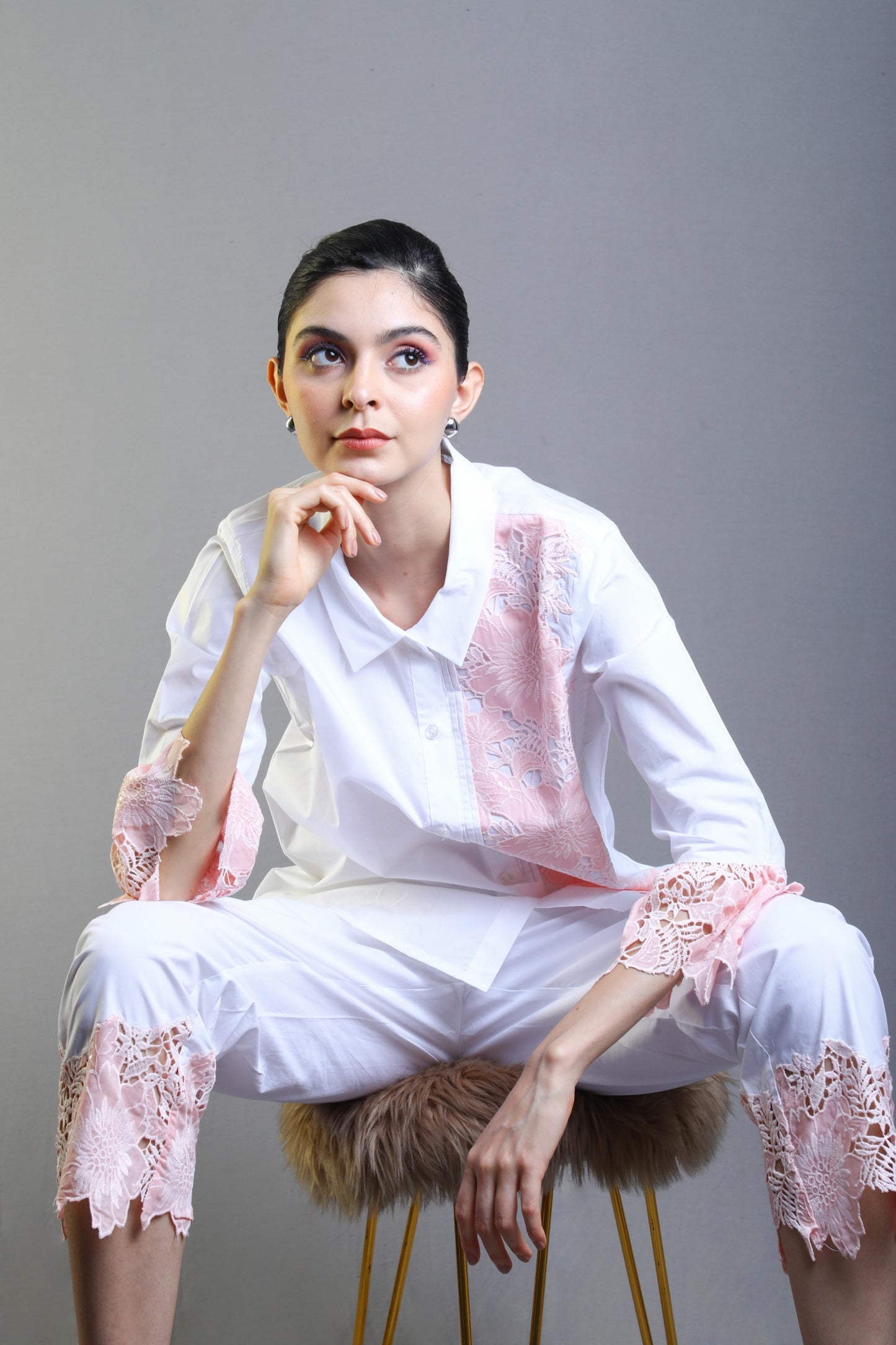 Motifiq floral shirt and pants set